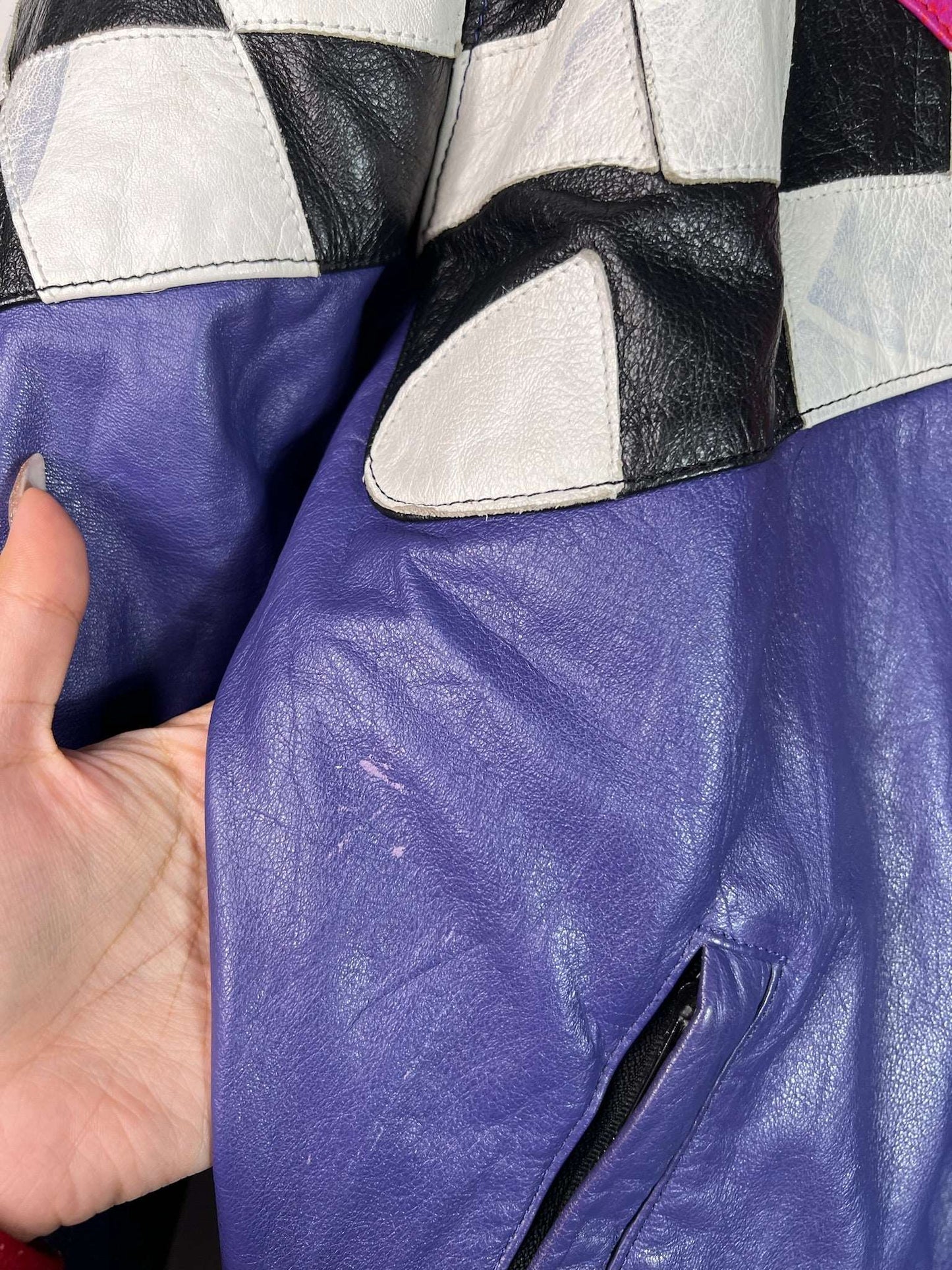 1980s Heavyweight Leather Vintage POLARIS Inc. Racing Jacket. | Fits Upto M/L