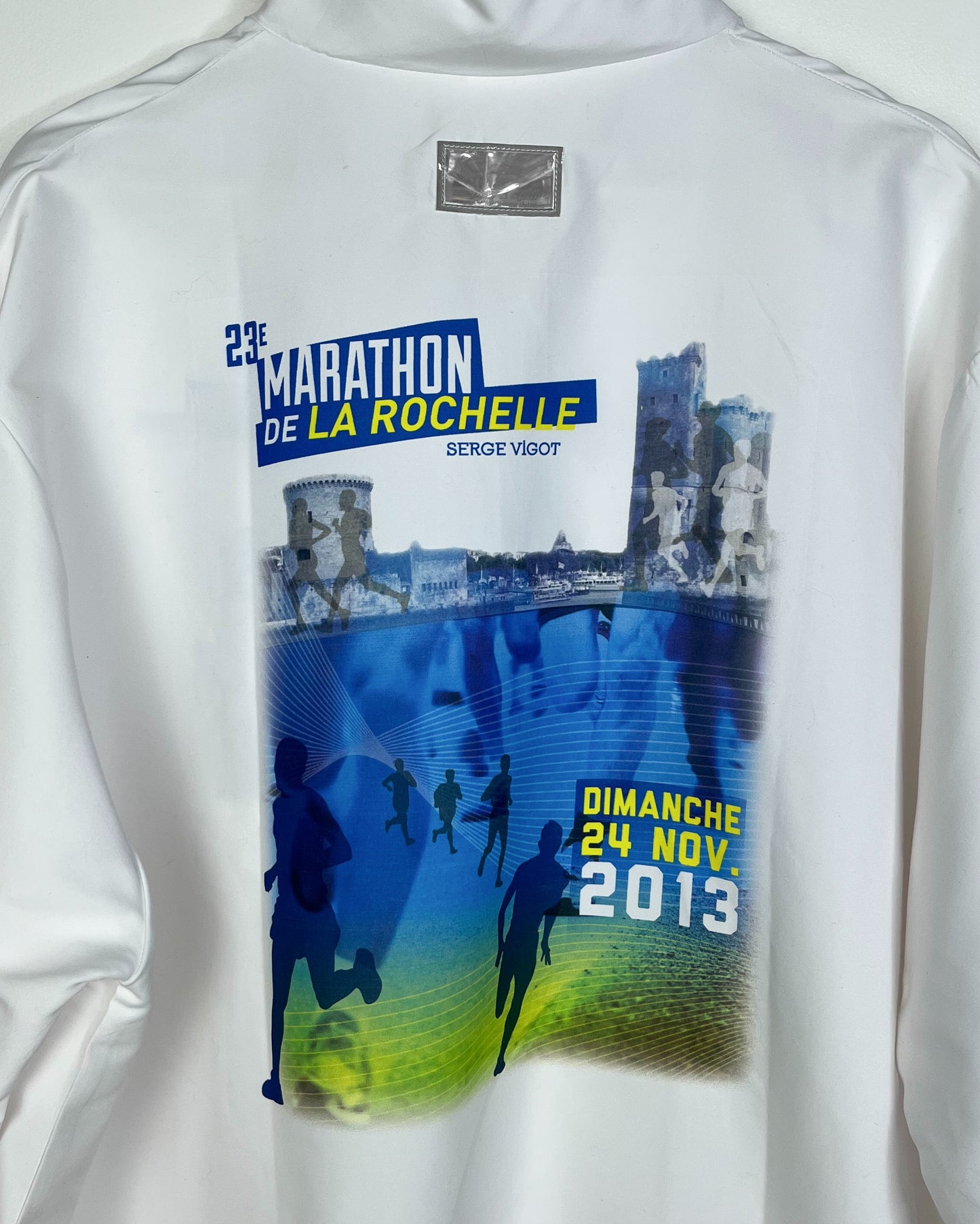 Vintage 2013 Marathon de la Rochelle White Pullover | Fits Upto XL/2XL