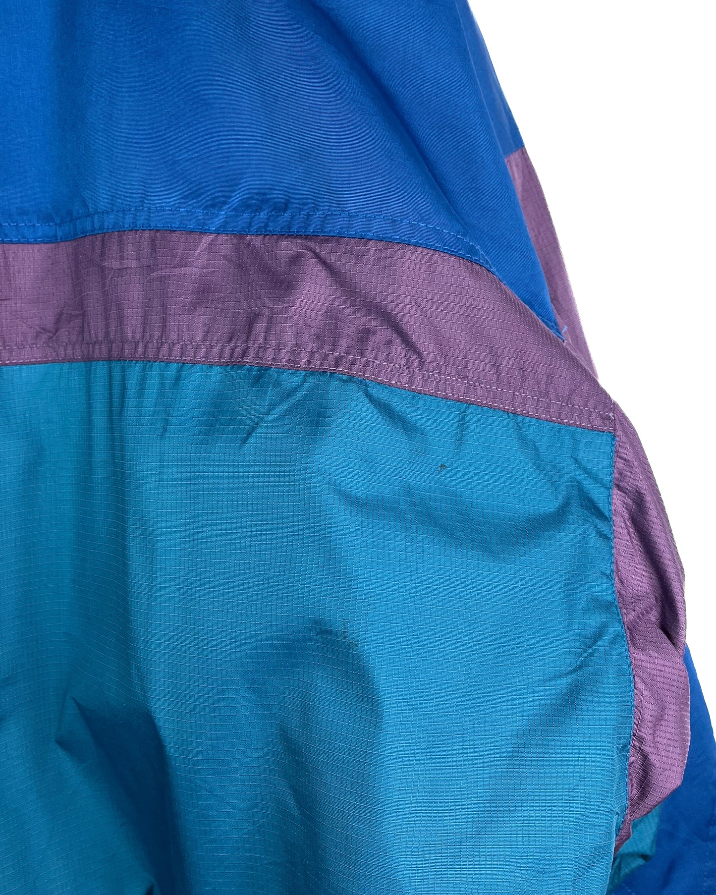 Vintage 1980s Degré 7 Blue and Purple Ski Jacket | Fits Upto XL