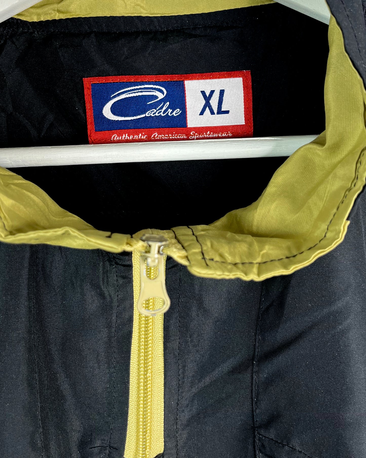 Vtg Cadre Colorado Black Windbreaker | Fits Upto L/XL