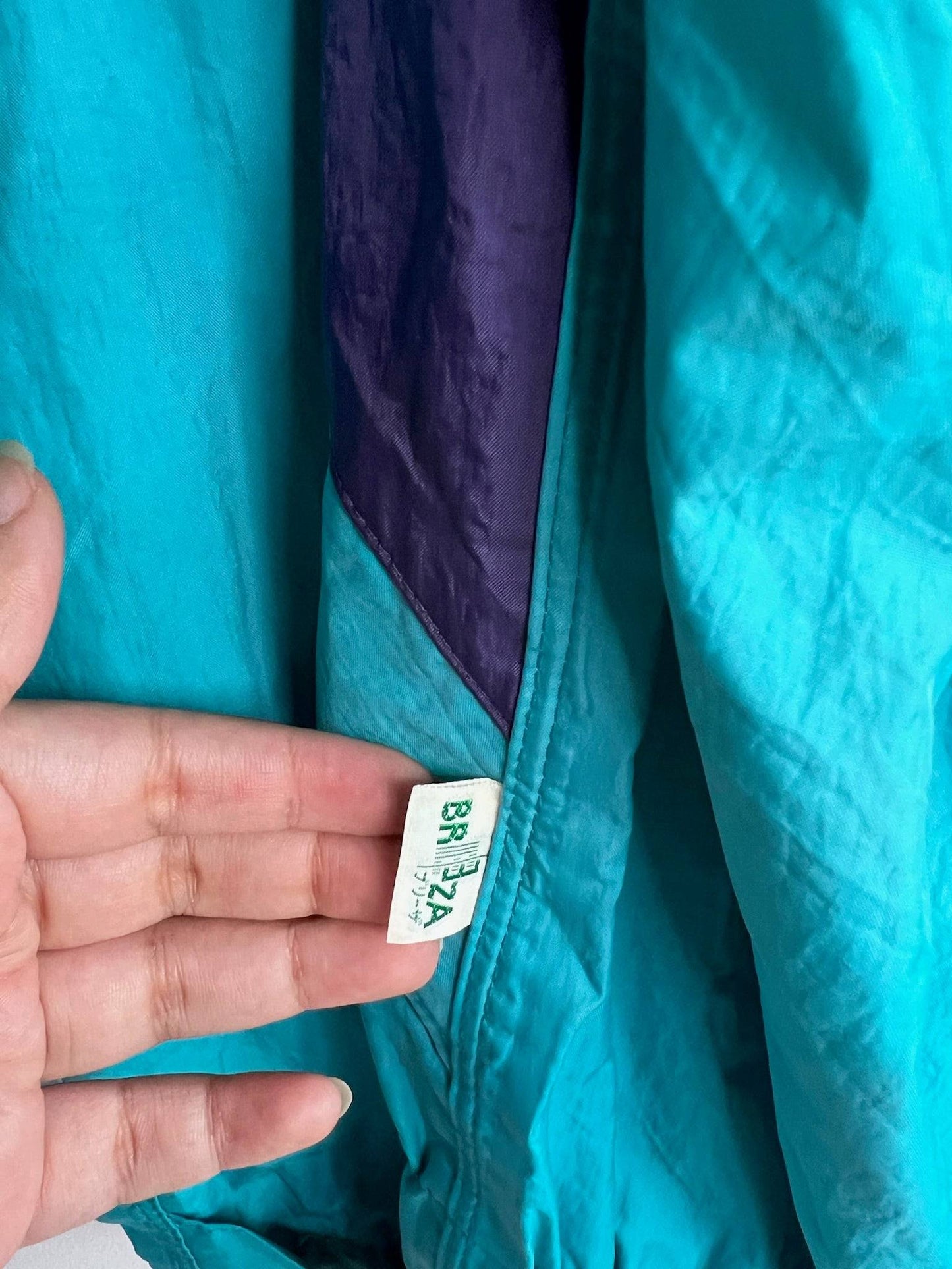 Wind Wize by Sasaki Blue and purple windbreaker | Fits Upto M