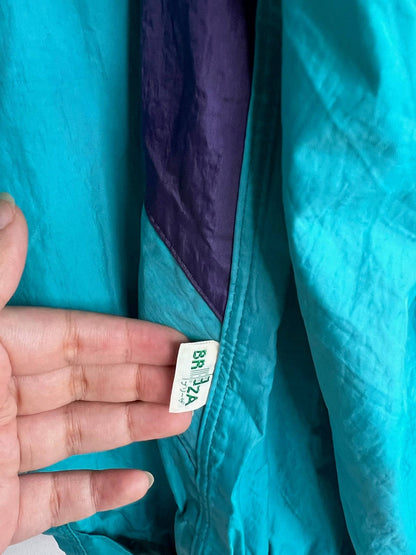 Wind Wize by Sasaki Blue and purple windbreaker | Fits Upto M