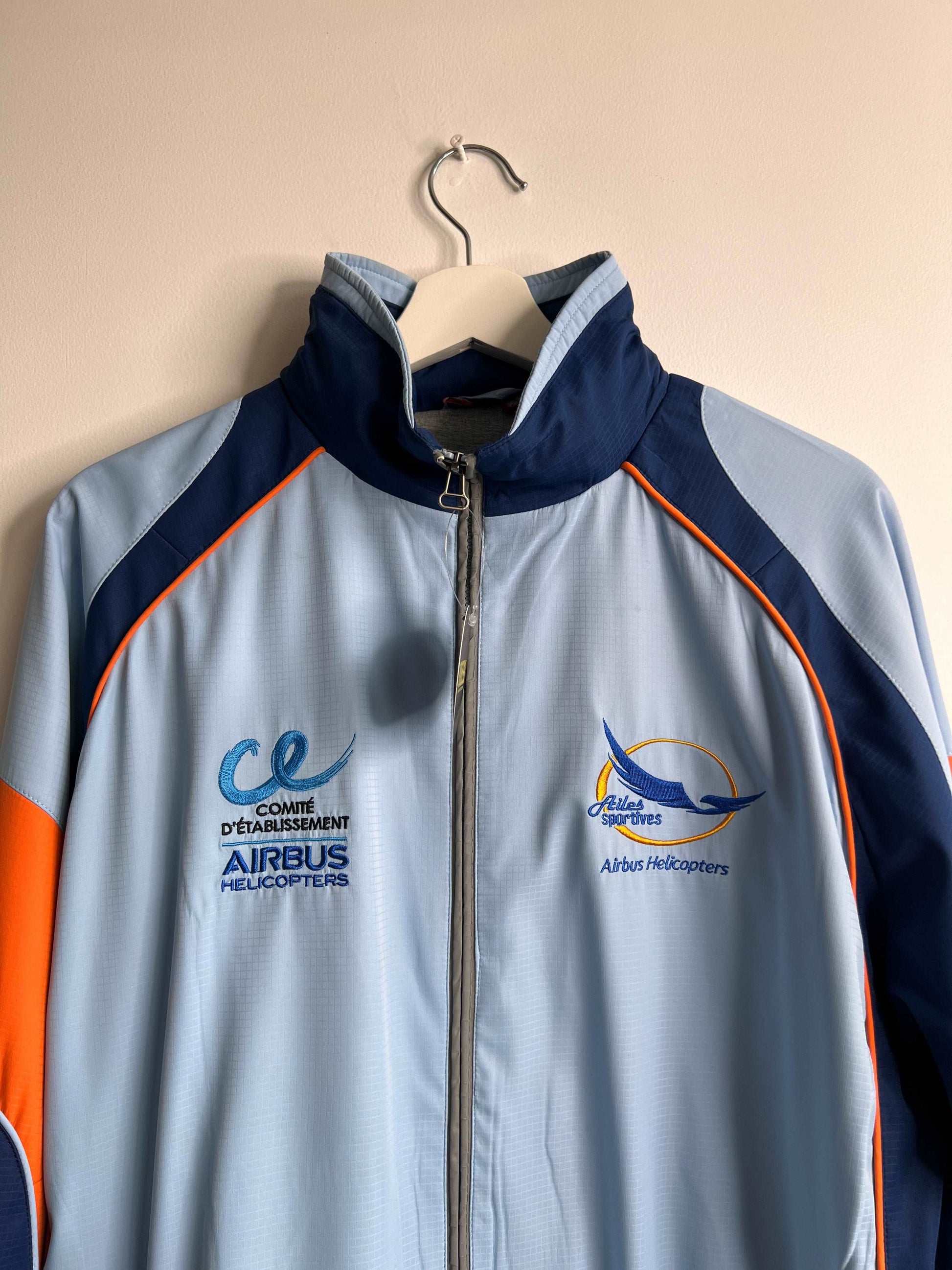 Airbus Aerospace Helicopters Sky Blue Jacket | Fits Upto XL