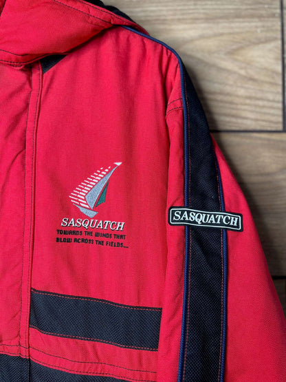 Sasquatch Red Ski Jacket | Fits Upto L/XL