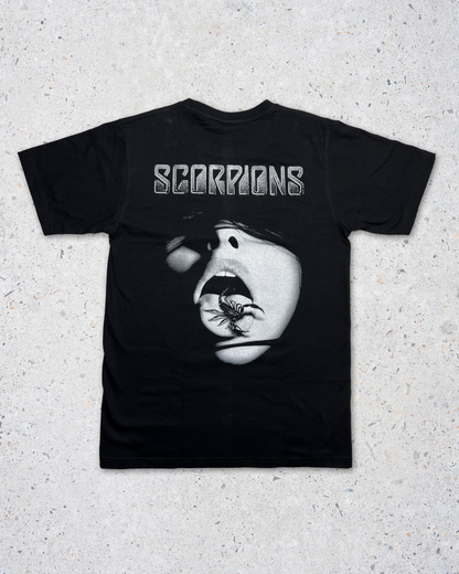 Scorpions Double Side Printed Black Tee | Fits Upto M