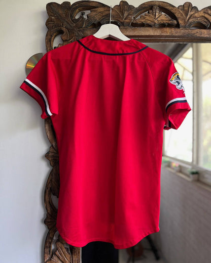 Red Tigers Kia Embroidered Baseball Jersey✨ | Fits Upto S/M