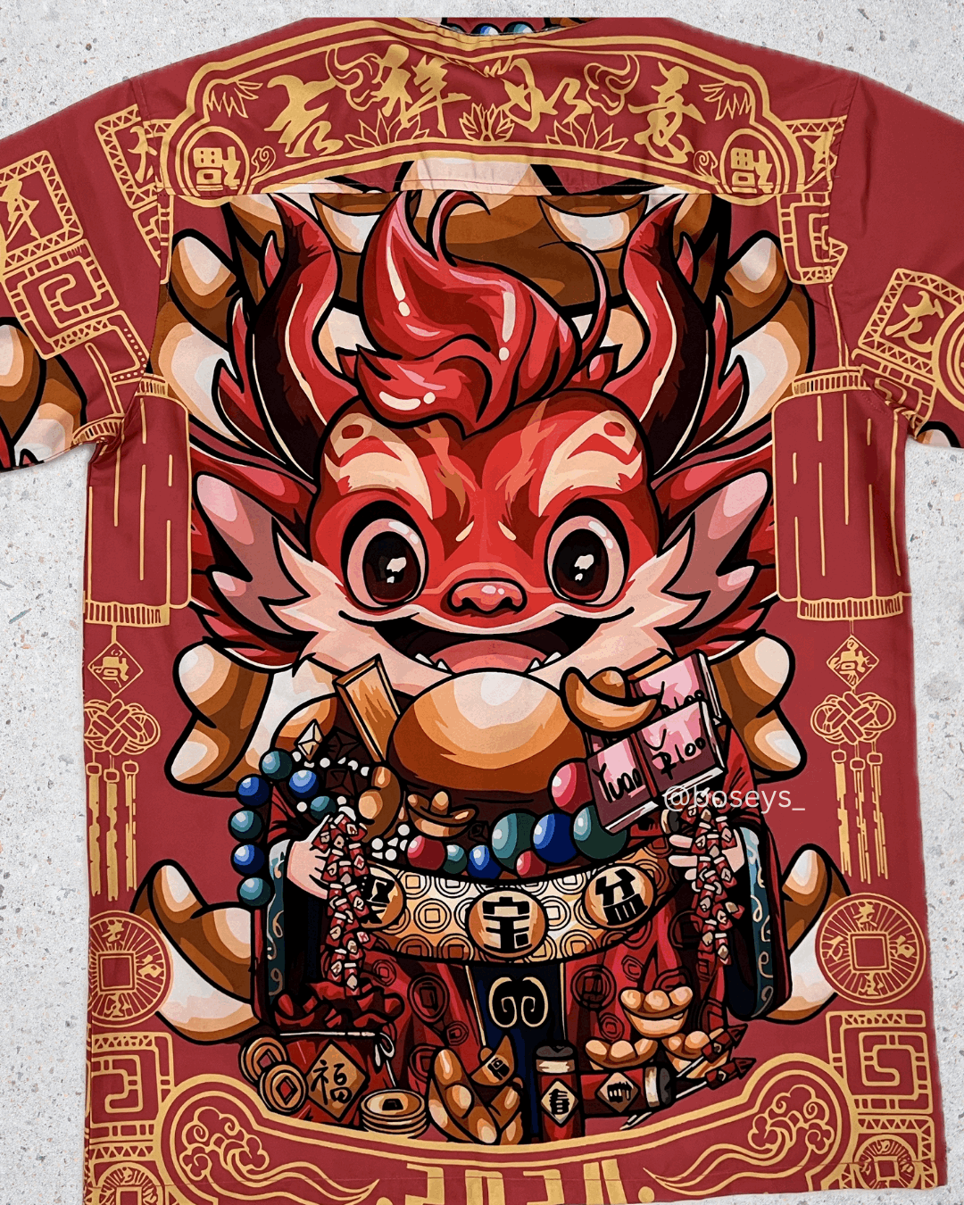 Cute China Dragon | Fits Upto S