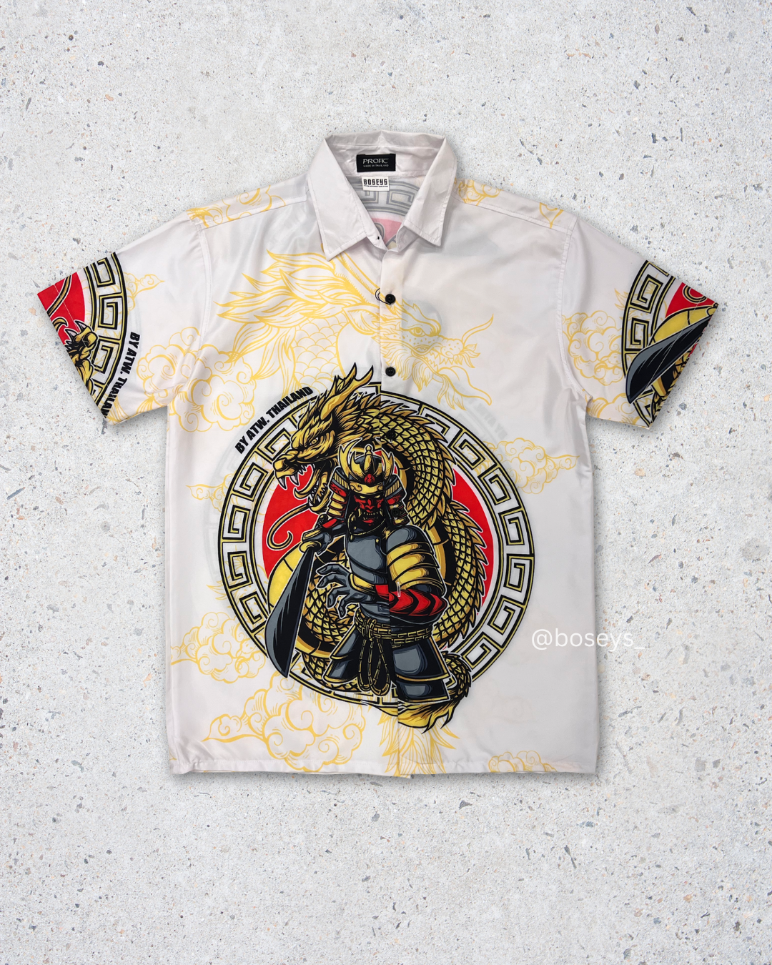 Samurai With Dragon  | Fits Upto S/M