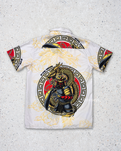 Samurai With Dragon  | Fits Upto S/M