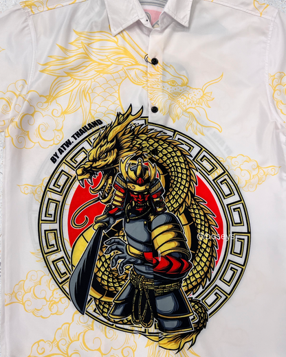 Samurai With Dragon  | Fits Upto S/M