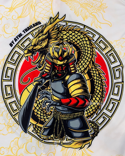 Samurai With Dragon  | Fits Upto S/M