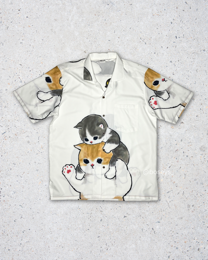 Playful Kitty with Mama Cat | Fits Upto M/L, XL/2XL