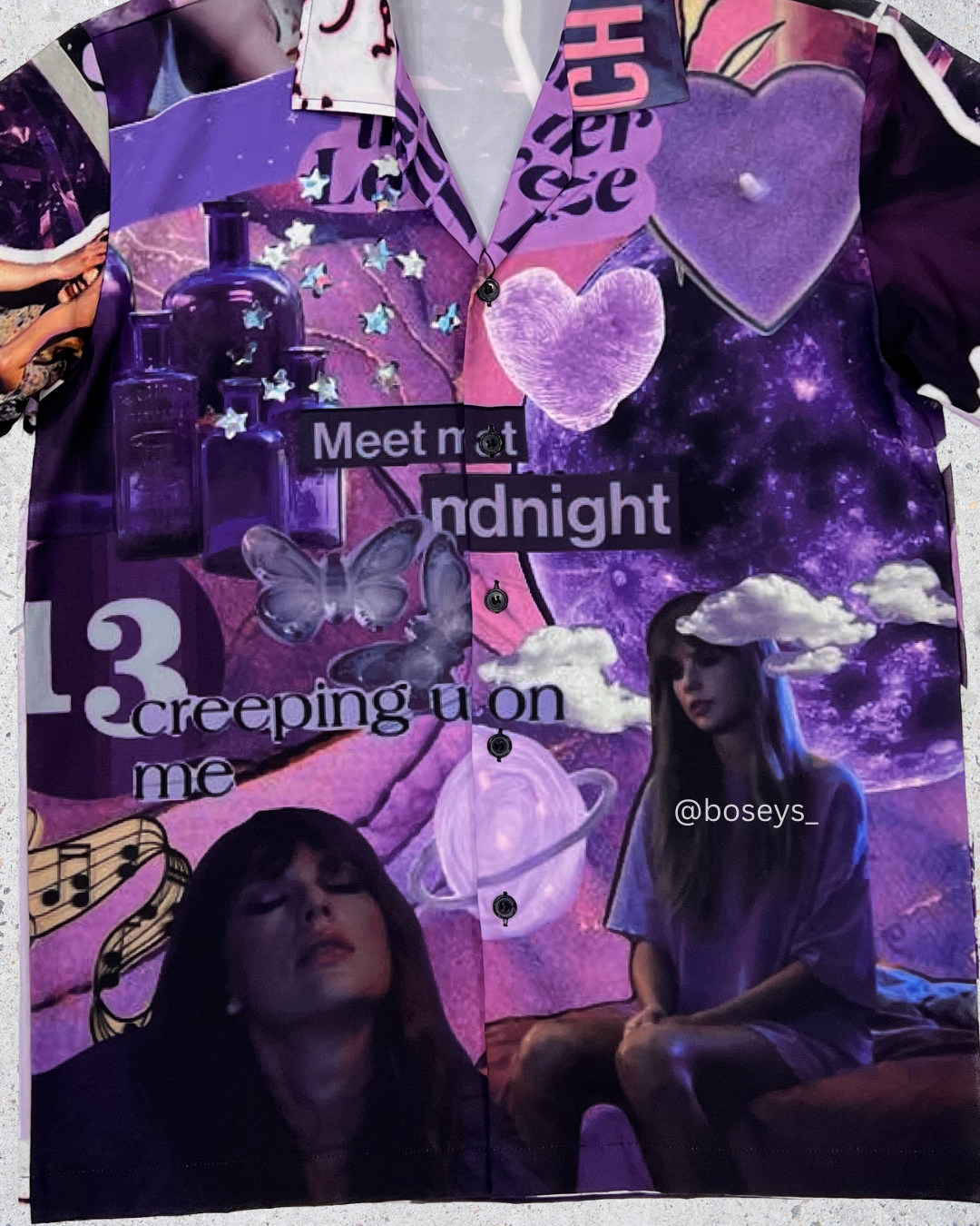 Taylor Swift's Meet me at Midnight | Fits Upto L