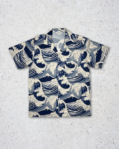 Ukiyoe Waves | Fits Upto M/L