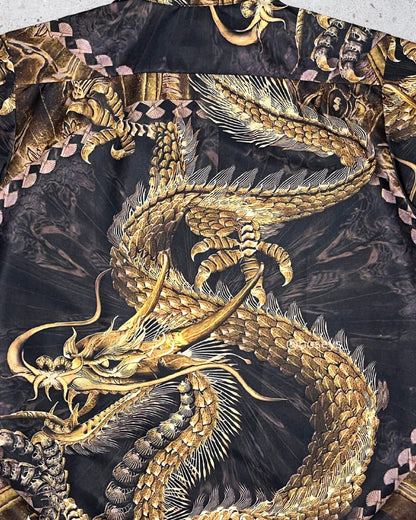 Chinese Golden Fantasy Dragon | Fits Upto L