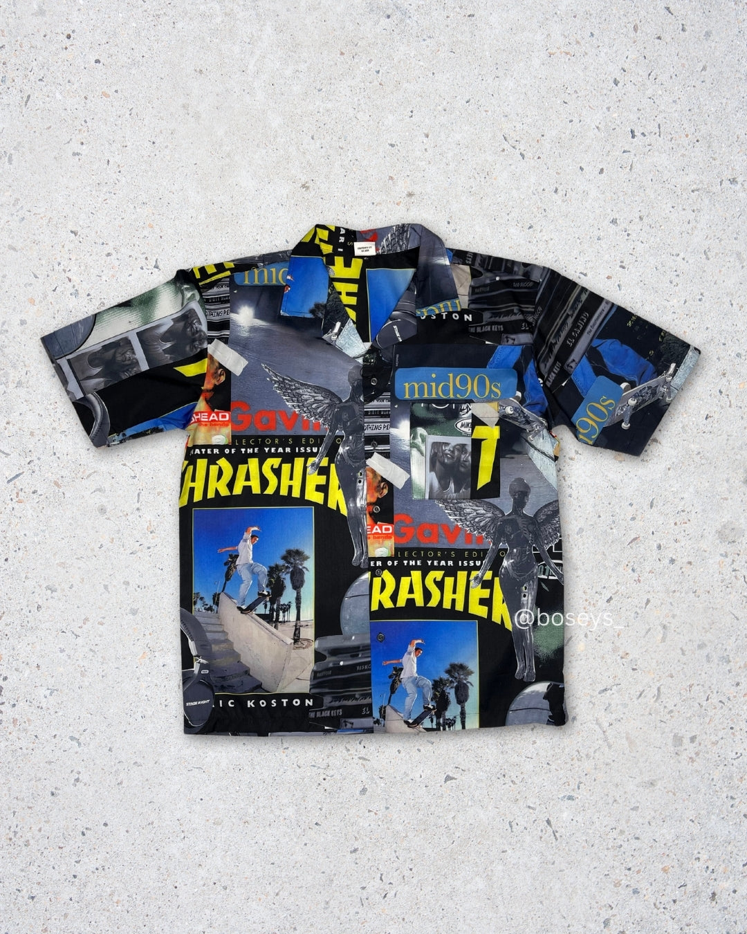 90s Thrasher Skateboard | Fits Upto 2XL