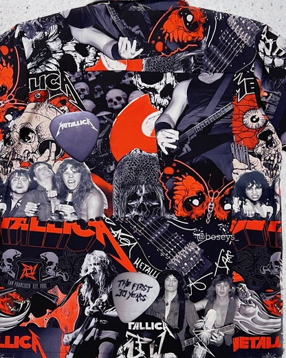 Metallica Collage - the Early Era | Fits Upto 2XL