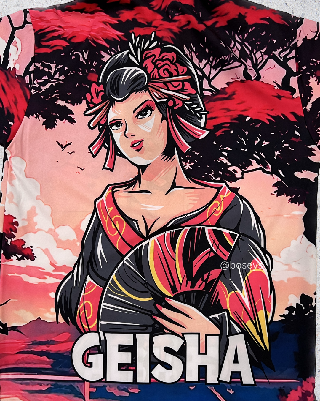 Geisha Vector Graphics | Fits Upto M