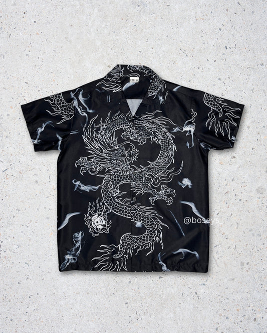 The Black Chinese Dragon | Fits Upto L