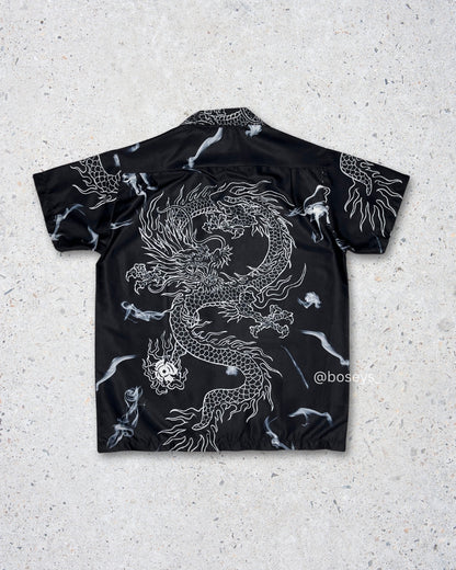 The Black Chinese Dragon | Fits Upto L