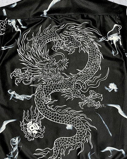 The Black Chinese Dragon | Fits Upto L