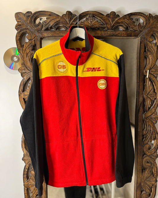 DHL Fleece Jacket | Fits Upto M/L