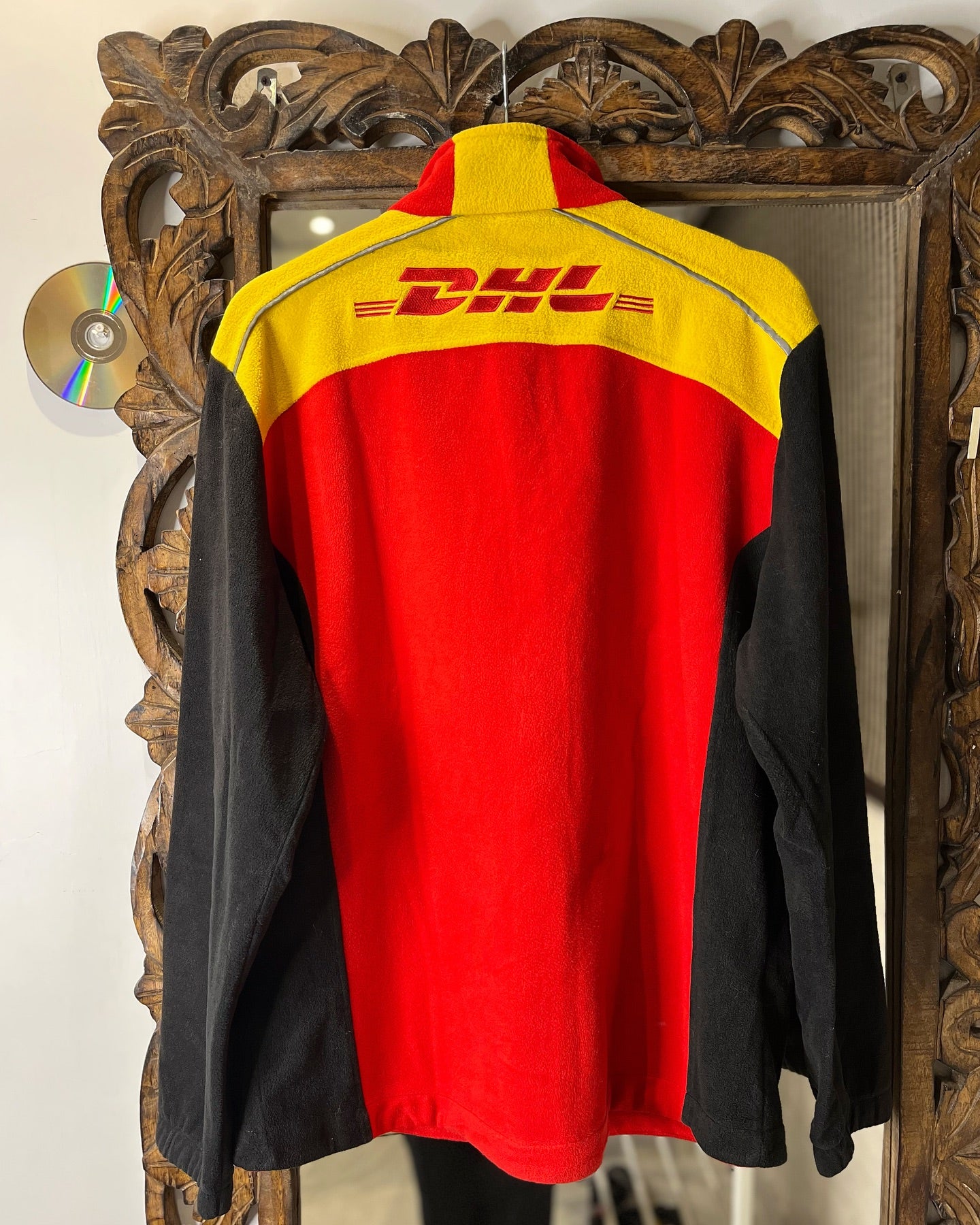 DHL Fleece Jacket | Fits Upto M/L