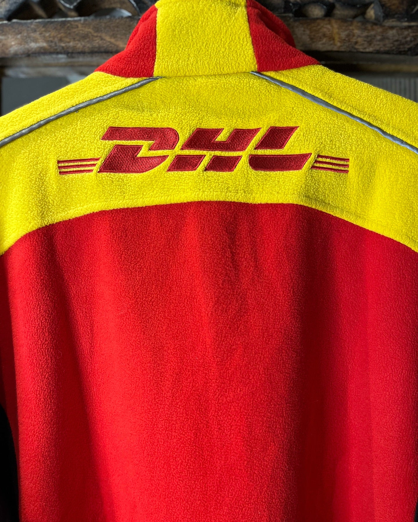 DHL Fleece Jacket | Fits Upto M/L