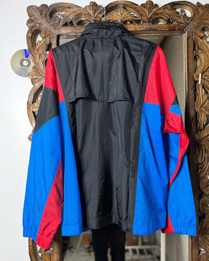 K-Swiss Black Blue Red Windbreaker | Fits Upto XL