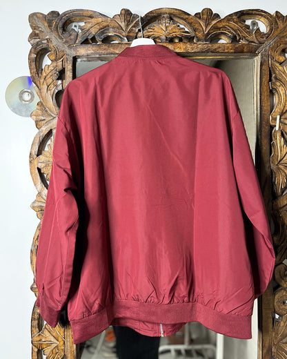 The Red Offset Jacket | Fits Upto L