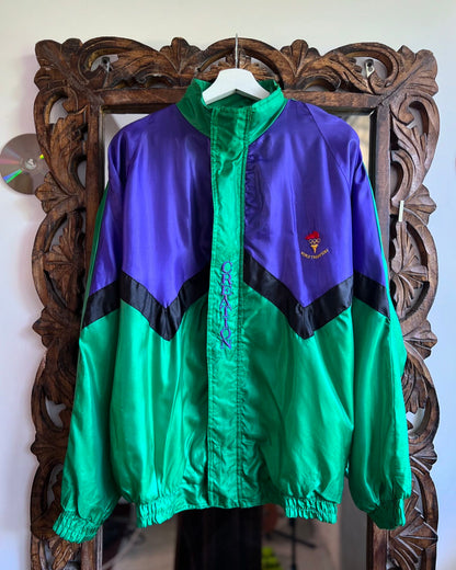 Competition Green and Purple World Champions Windbreaker | Fits Upto M