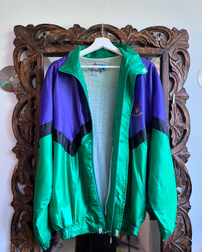 Competition Green and Purple World Champions Windbreaker | Fits Upto M