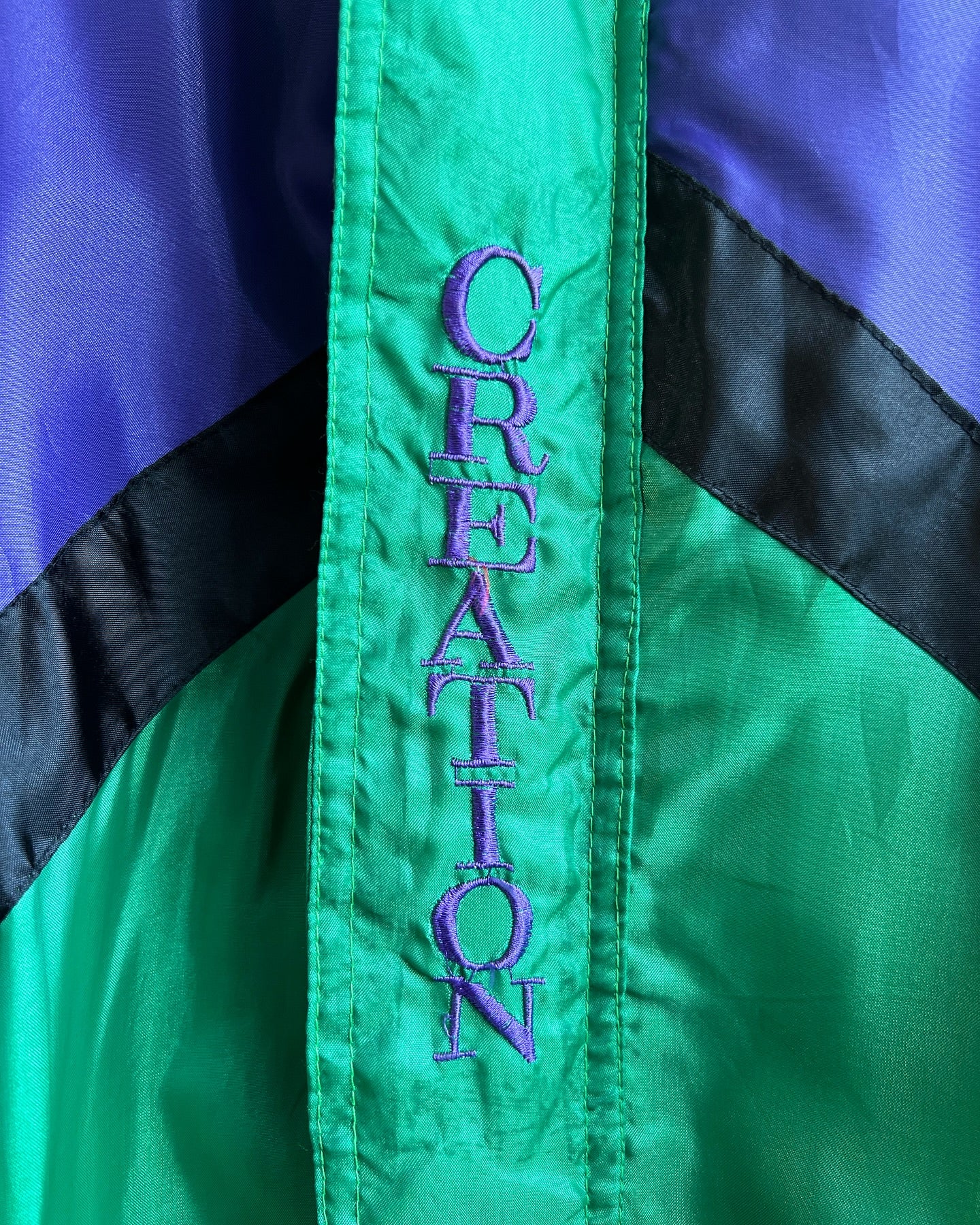 Competition Green and Purple World Champions Windbreaker | Fits Upto M