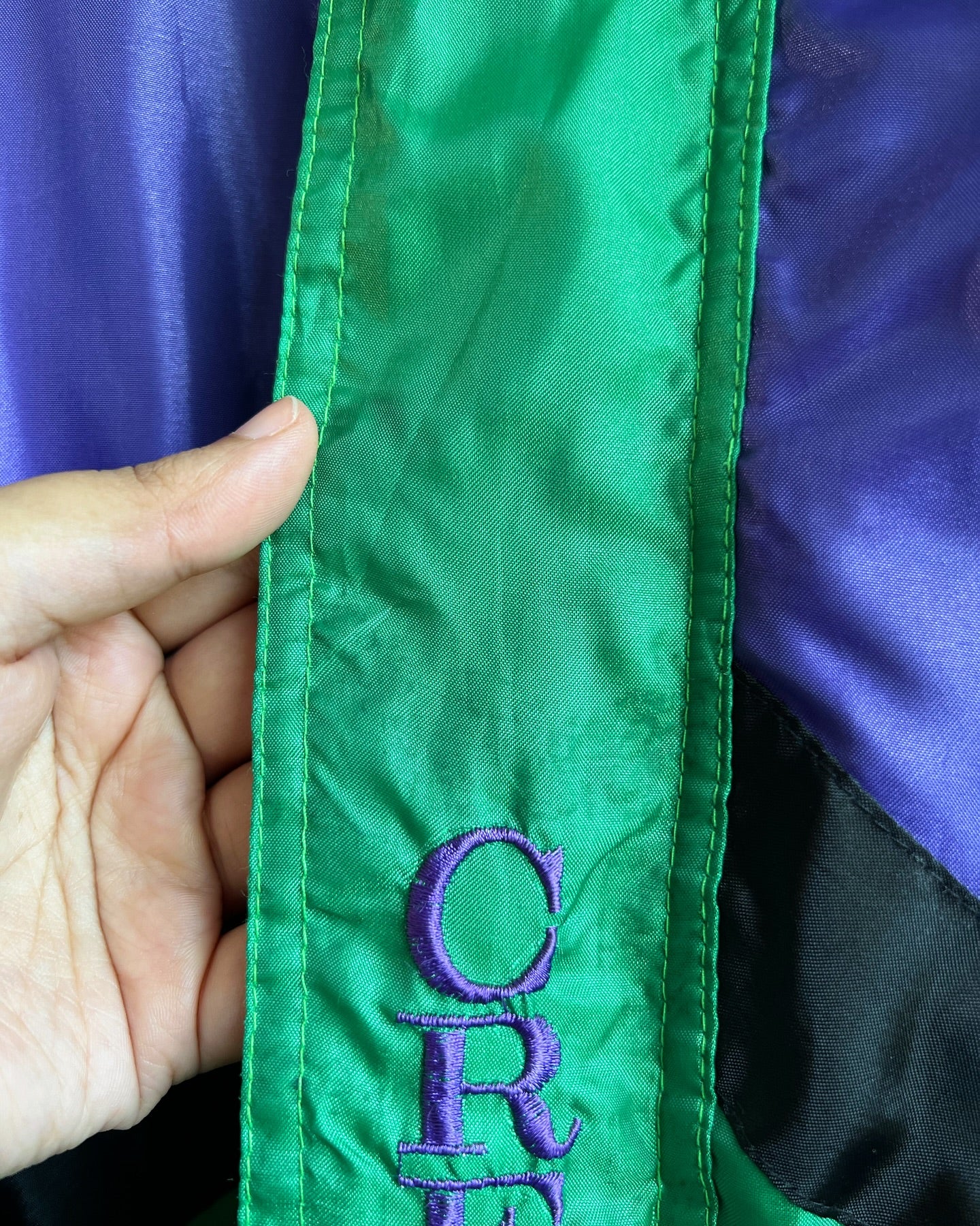 Competition Green and Purple World Champions Windbreaker | Fits Upto M