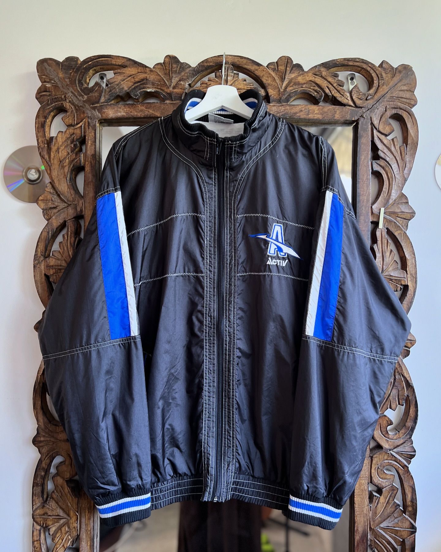 Activ Blue and Black Windbreaker | Fits Upto L