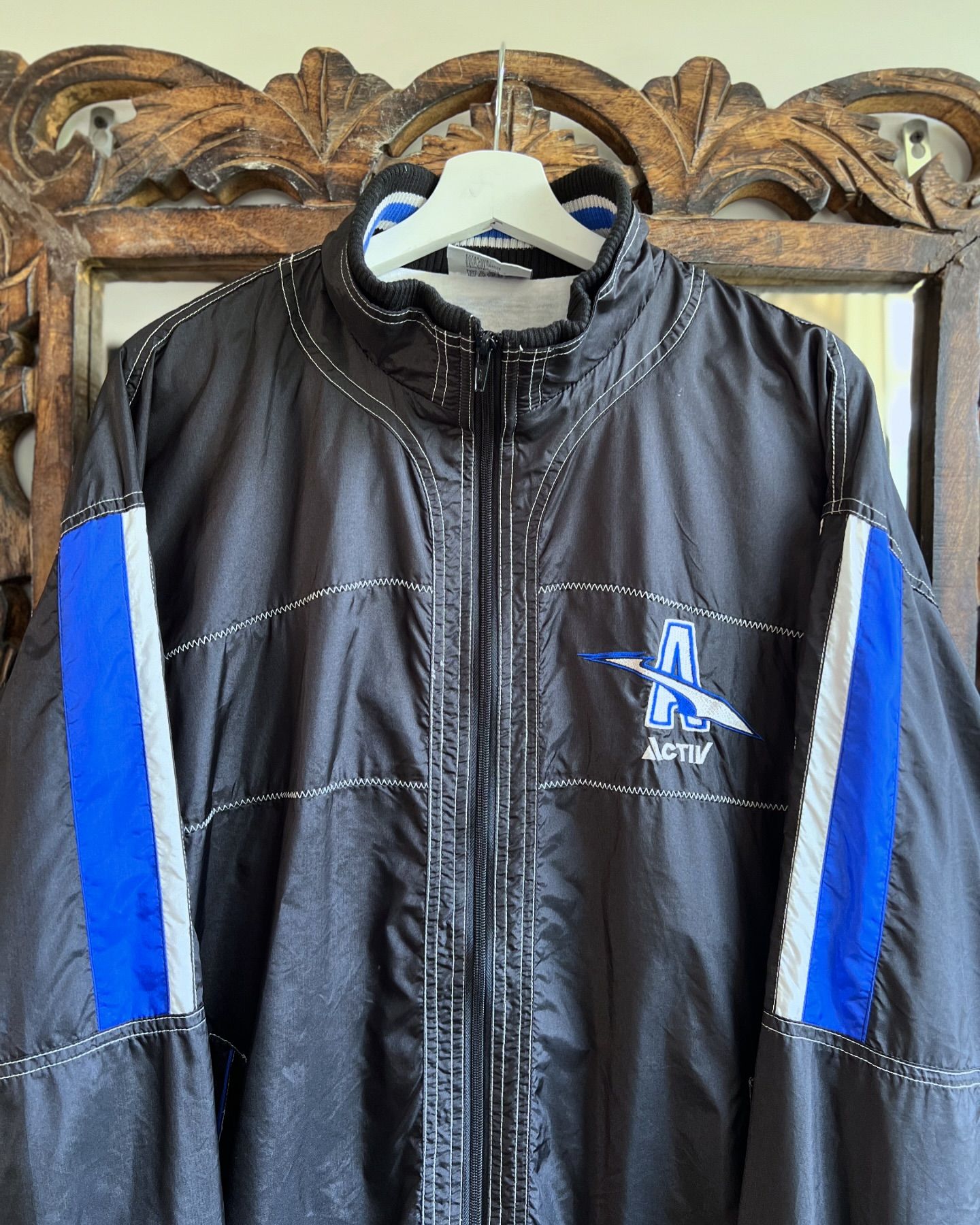 Activ Blue and Black Windbreaker | Fits Upto L