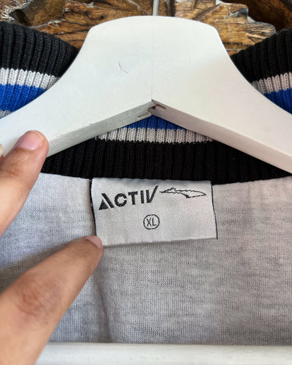 Activ Blue and Black Windbreaker | Fits Upto L