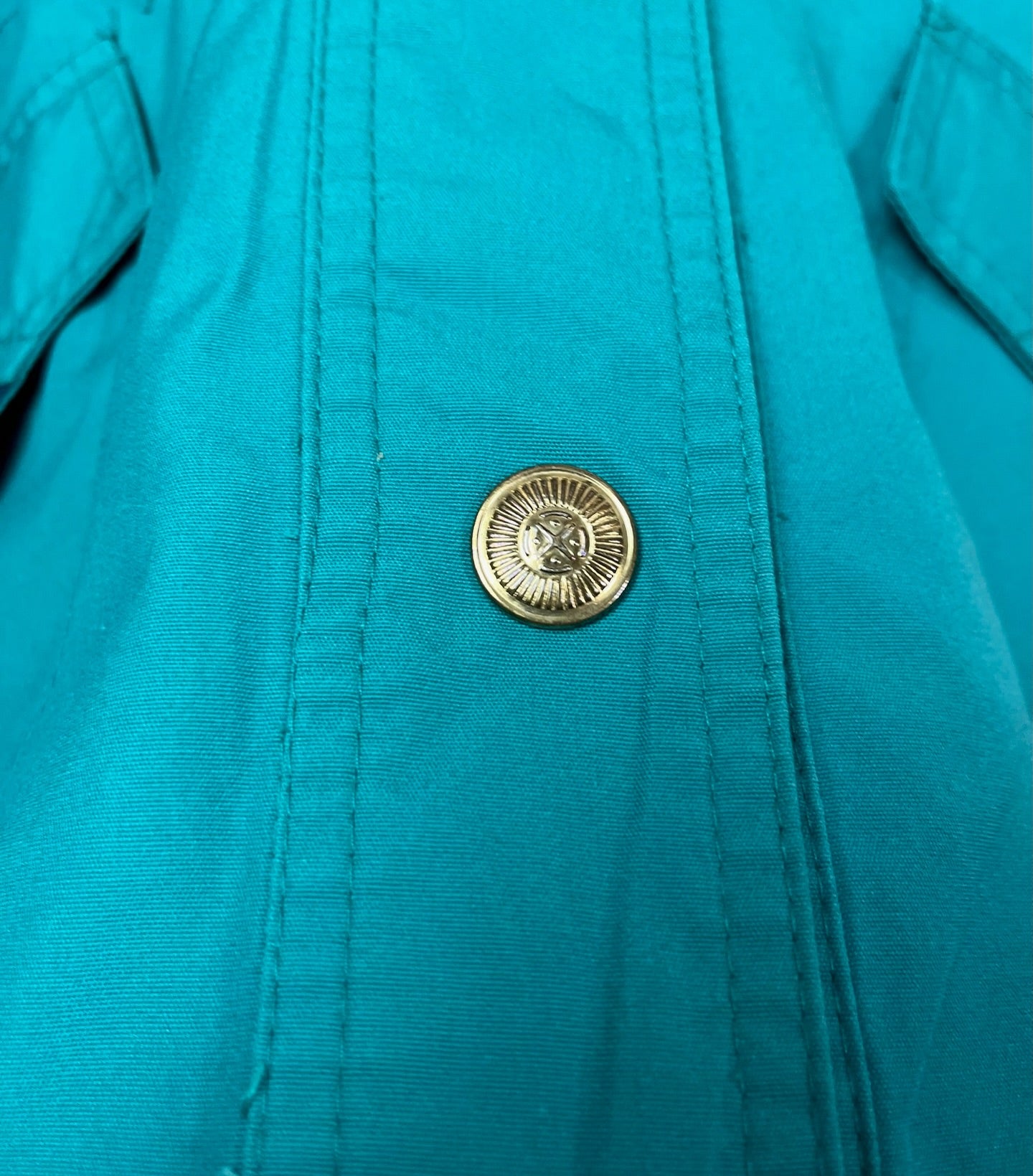 Basics Edition Cyan Jacket with hem drawstring. | Fits Upto M/L