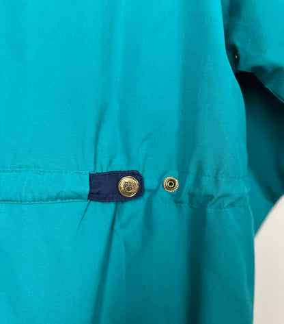 Basics Edition Cyan Jacket with hem drawstring. | Fits Upto M/L