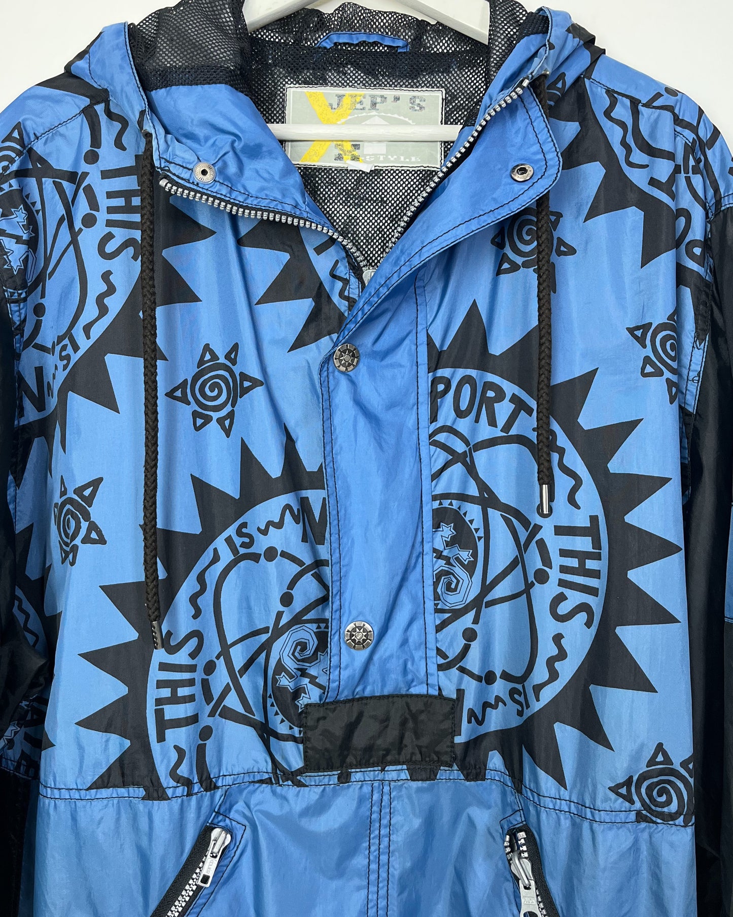 JEP'S X Style Blue windbreaker pullover | Fits Upto 2XL/3XL