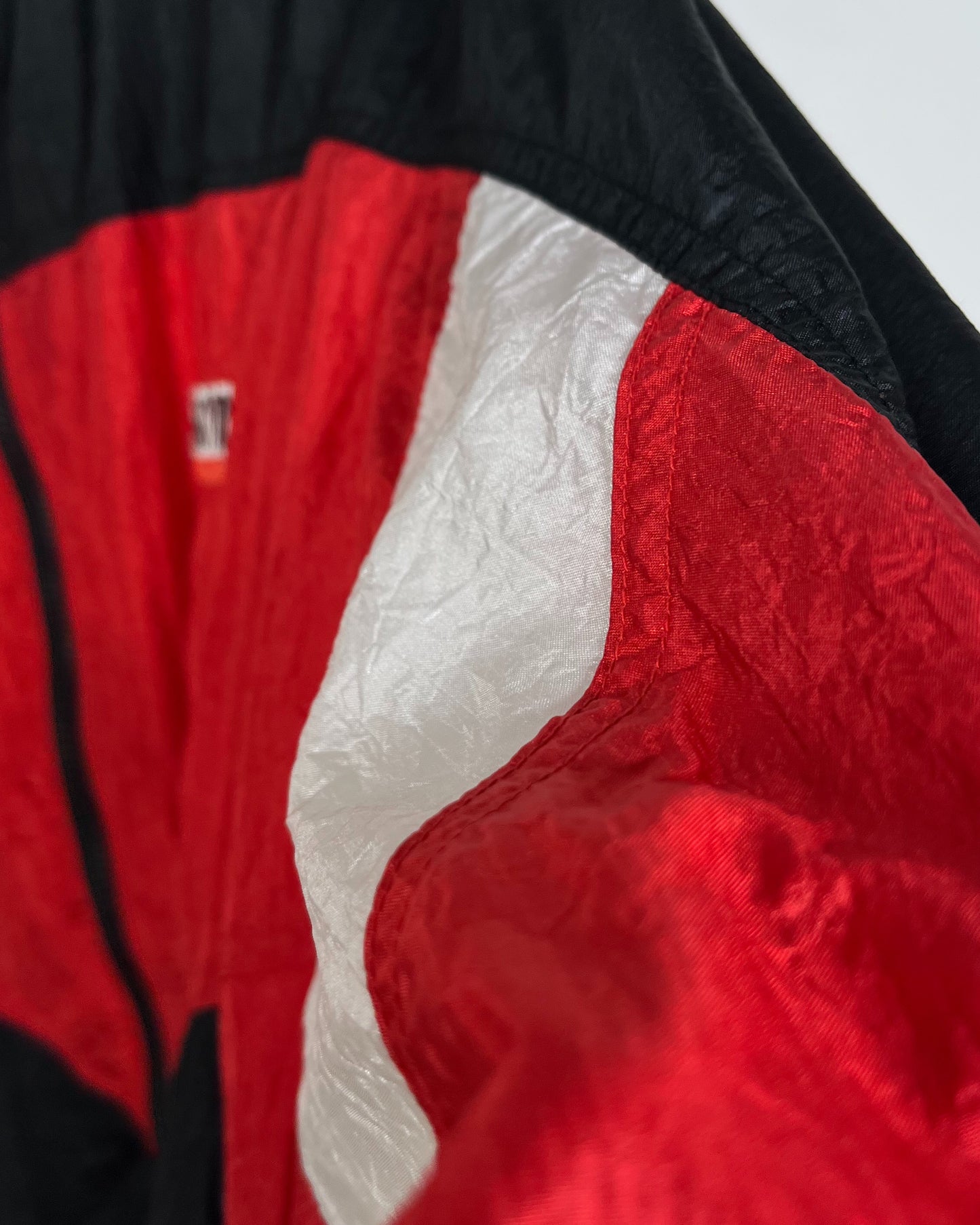 Vintage 90s SKYR Sports Red and Black windbreaker | Fits Upto L